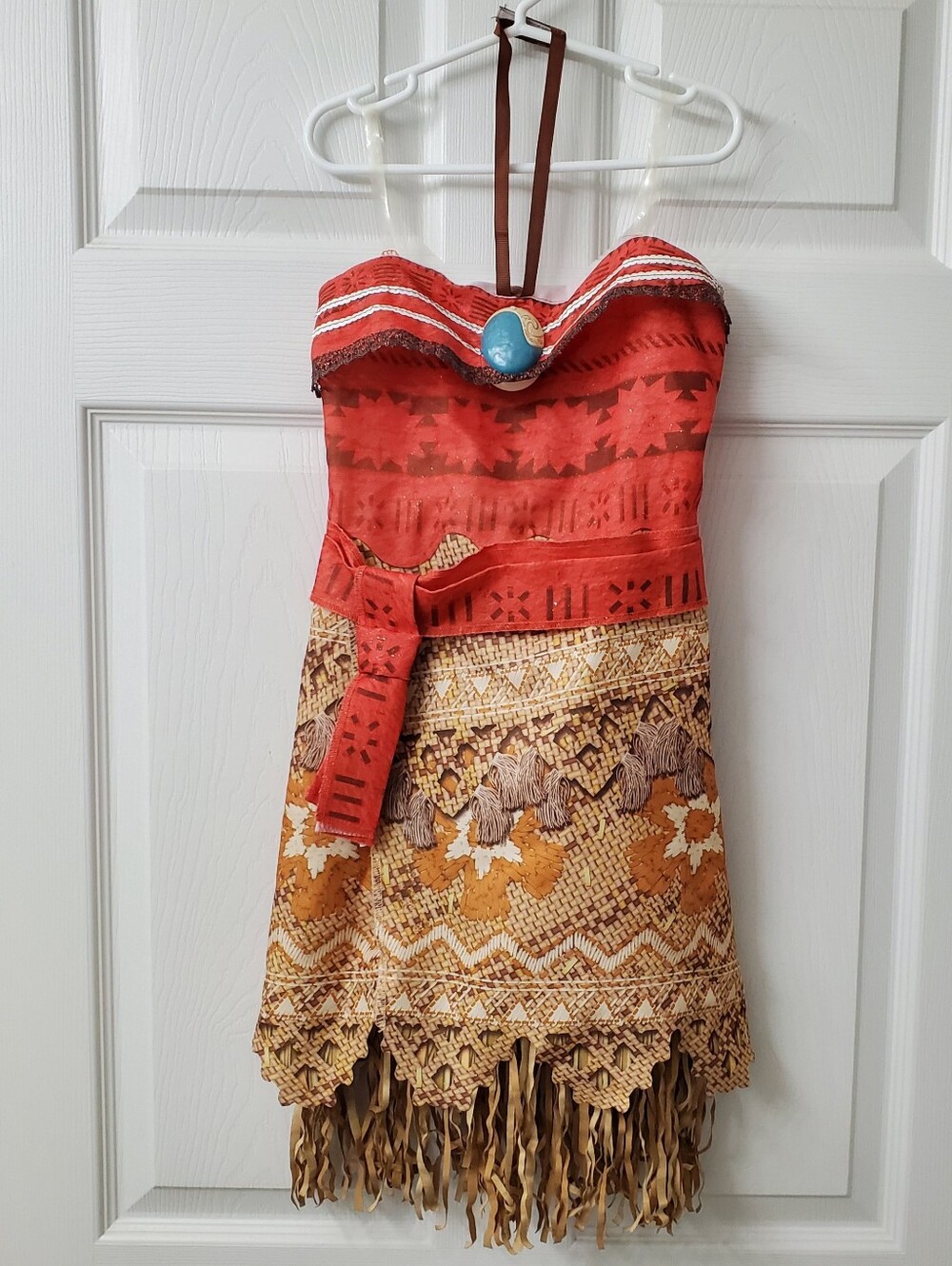 Girls Moana Inspired Dress Up Halloween Costume Child Small